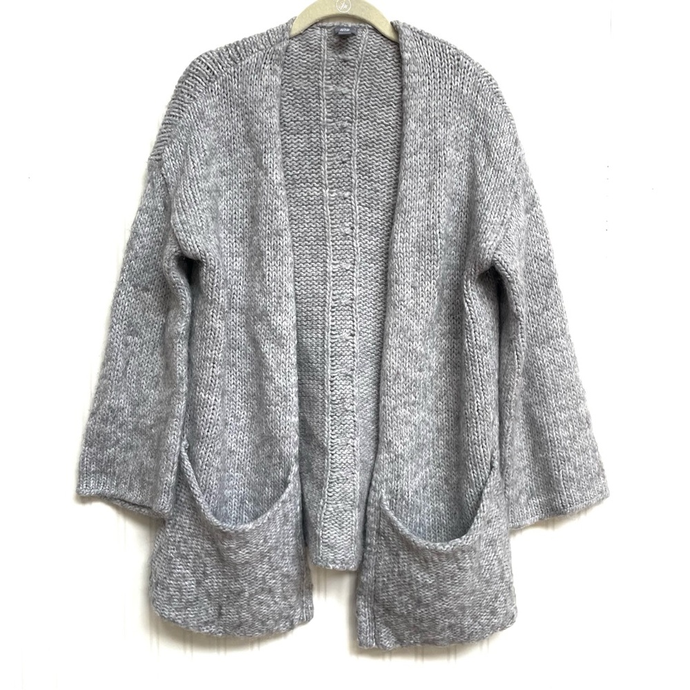 Women’s Aerie Oversized Gray Knit Cardigan Size S